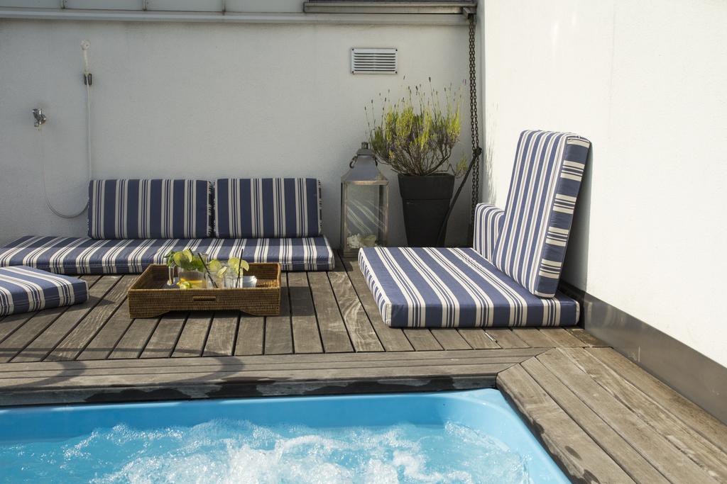 Pavi Apts Ljubljana - Private Rooftop Swimming Pool Chambre photo
